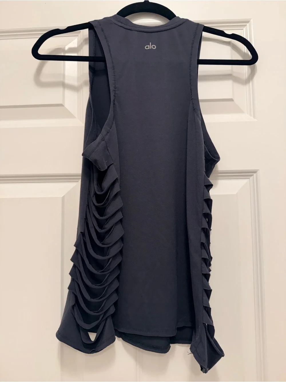 ALO top with side cutouts